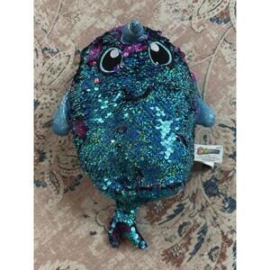 Shimmeez Arlo Narwhal Plush Toy Beverly Hills Teddy Bear Company 2018